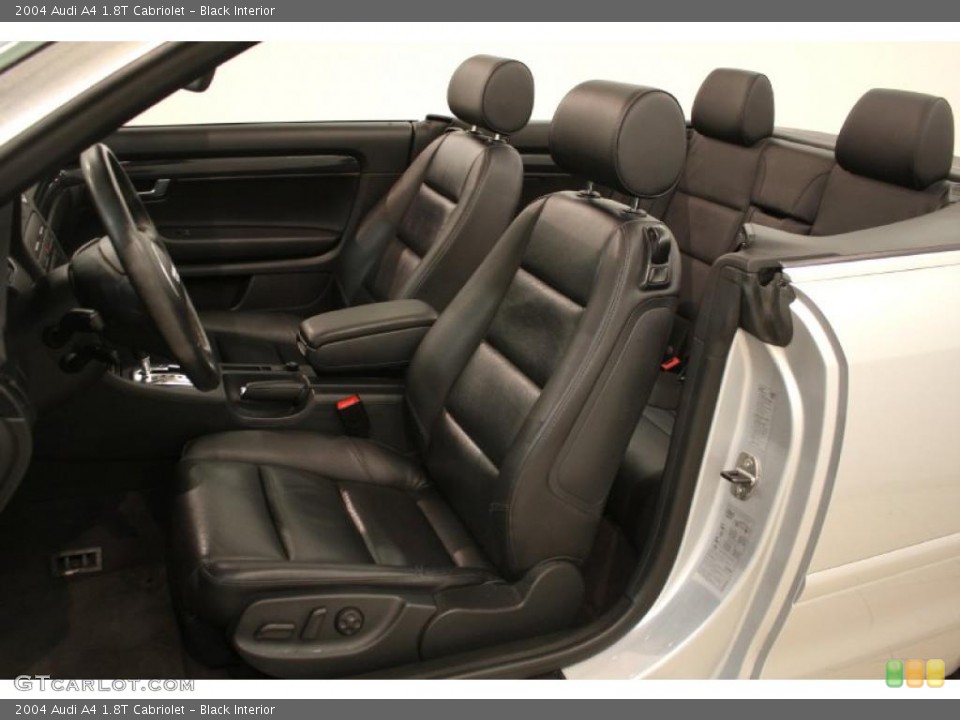 Black Interior Photo for the 2004 Audi A4 1.8T Cabriolet #46511459