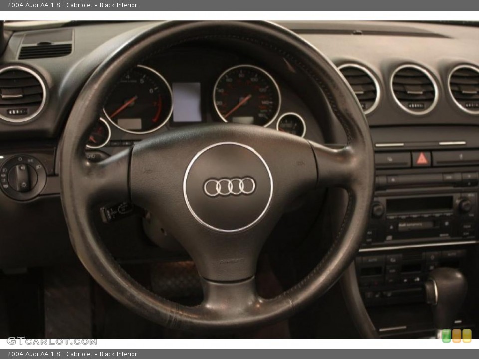 Black Interior Steering Wheel for the 2004 Audi A4 1.8T Cabriolet #46511486