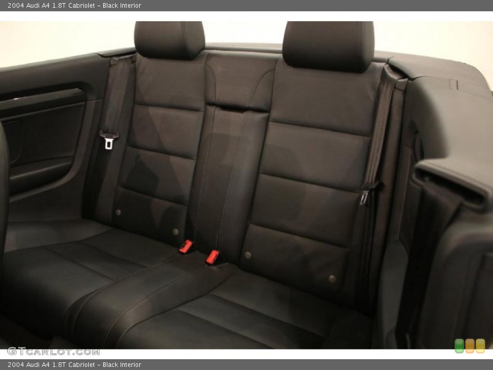 Black Interior Photo for the 2004 Audi A4 1.8T Cabriolet #46511567
