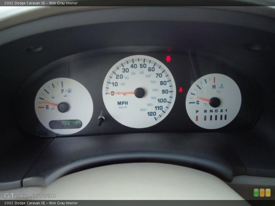 Mist Gray Interior Gauges for the 2002 Dodge Caravan SE #46513230