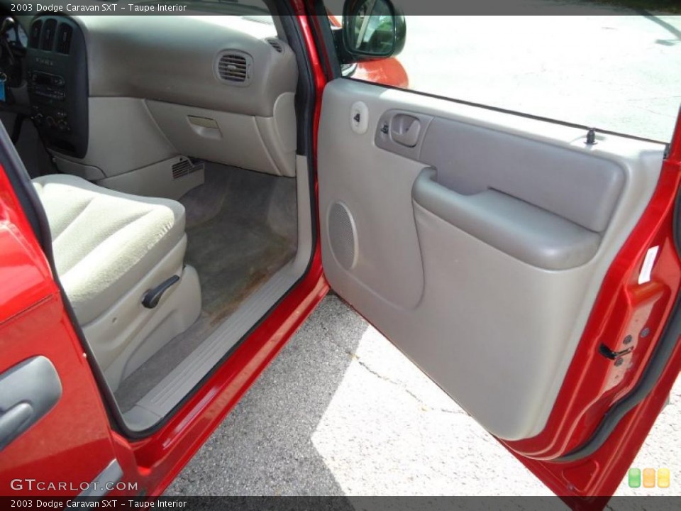 Taupe Interior Door Panel for the 2003 Dodge Caravan SXT #46514079