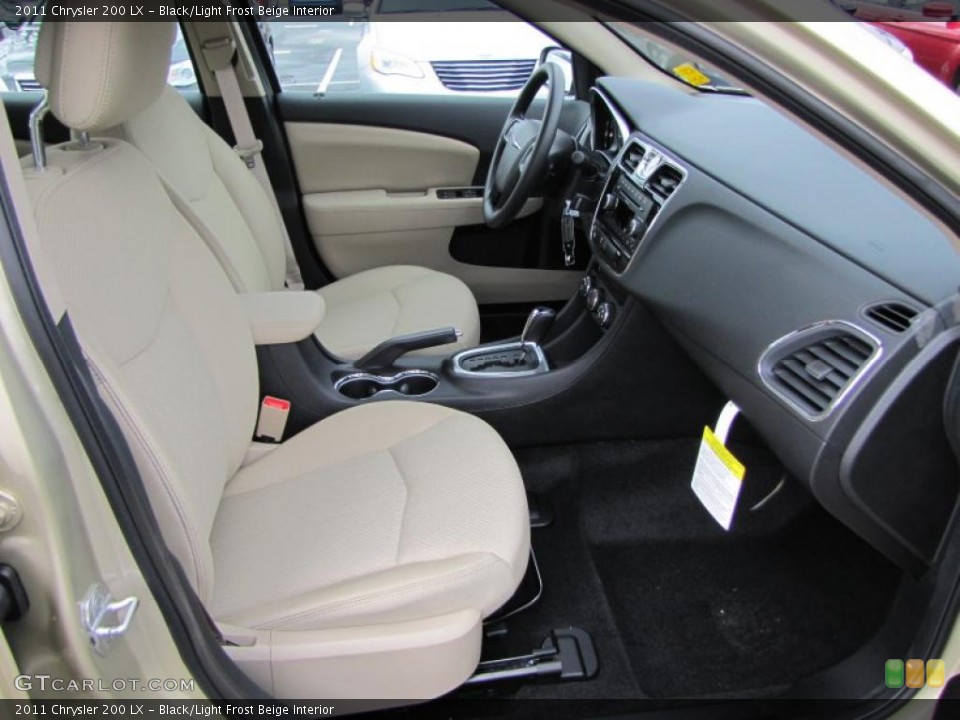 Black/Light Frost Beige Interior Photo for the 2011 Chrysler 200 LX #46514295