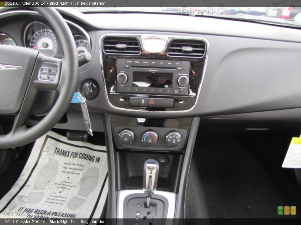 Black/Light Frost Beige Interior Dashboard for the 2011 Chrysler 200 LX #46514310