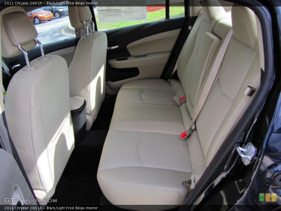 Black/Light Frost Beige Interior Photo for the 2011 Chrysler 200 LX #46514469