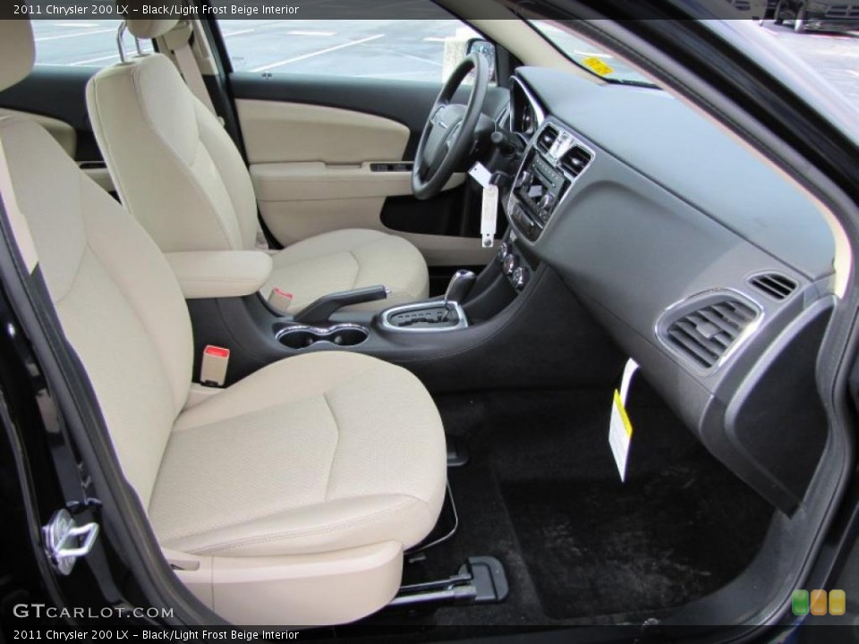 Black/Light Frost Beige Interior Photo for the 2011 Chrysler 200 LX #46514497
