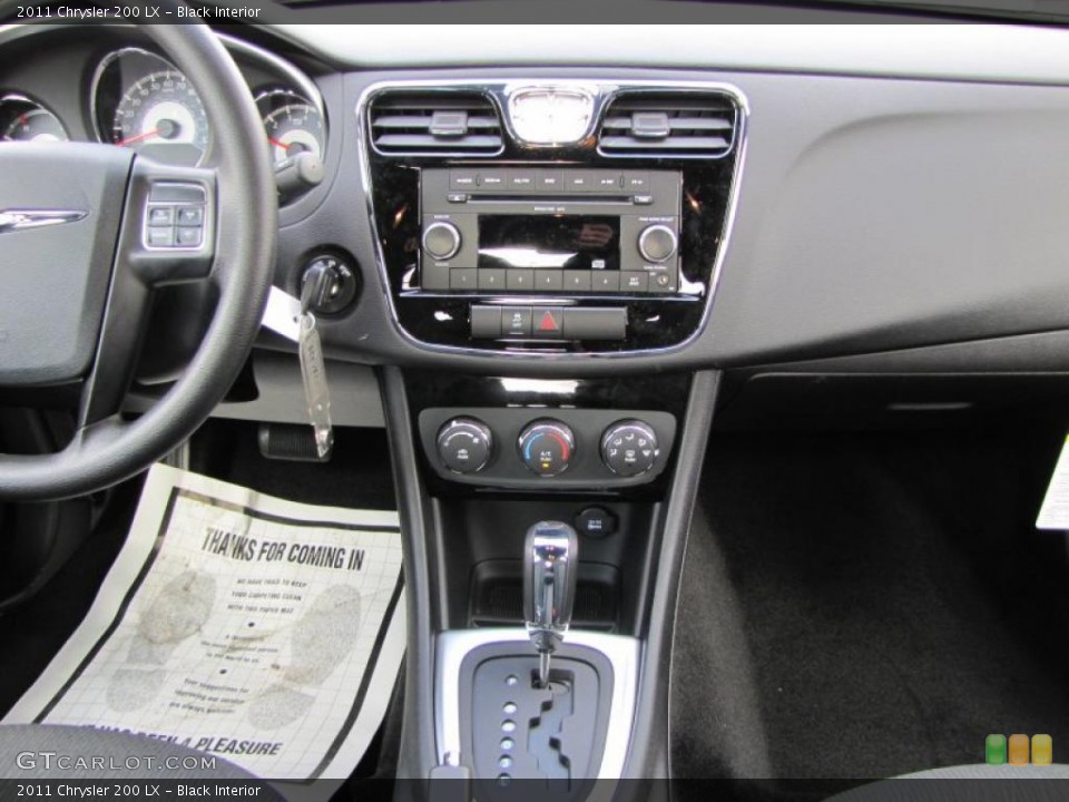 Black Interior Dashboard for the 2011 Chrysler 200 LX #46514733