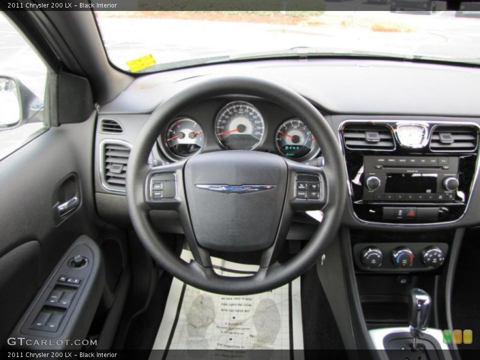 Black Interior Dashboard for the 2011 Chrysler 200 LX #46514748