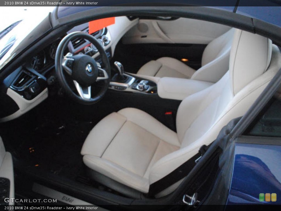 Ivory White Interior Photo for the 2010 BMW Z4 sDrive35i Roadster #46515873