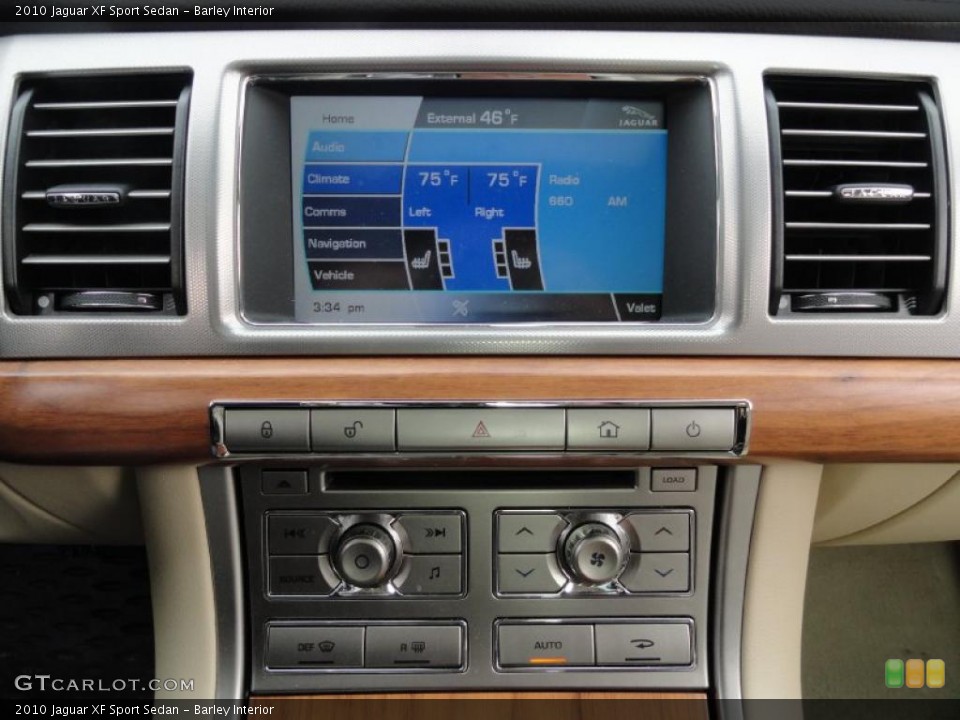 Barley Interior Controls for the 2010 Jaguar XF Sport Sedan #46517445