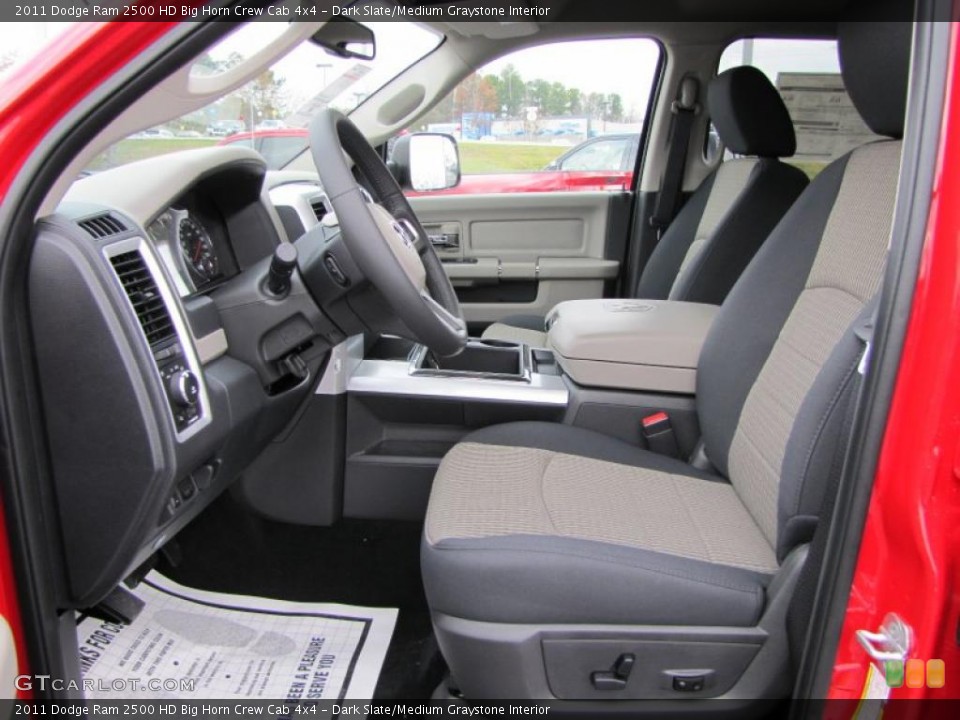 Dark Slate/Medium Graystone Interior Photo for the 2011 Dodge Ram 2500 HD Big Horn Crew Cab 4x4 #46517592