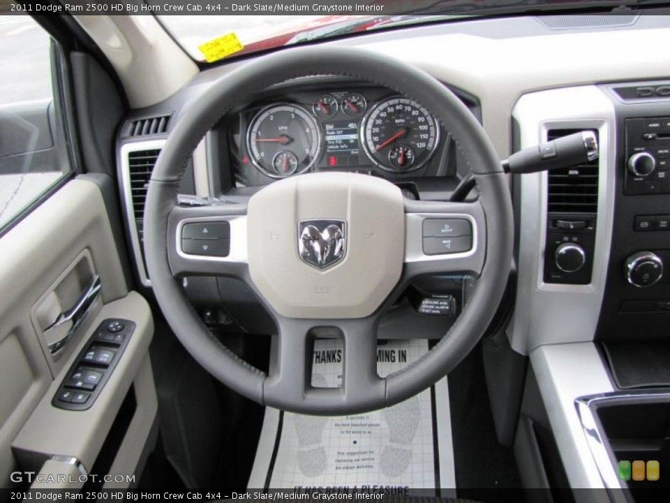 Dark Slate/Medium Graystone Interior Gauges for the 2011 Dodge Ram 2500 HD Big Horn Crew Cab 4x4 #46517661