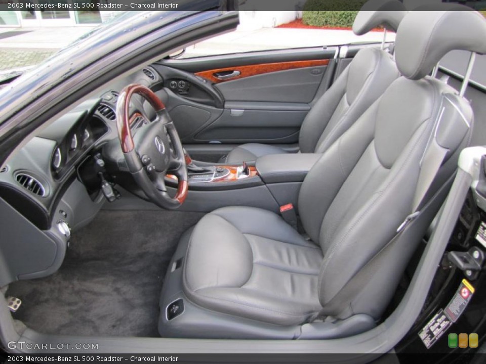 Charcoal Interior Photo for the 2003 Mercedes-Benz SL 500 Roadster #46518114