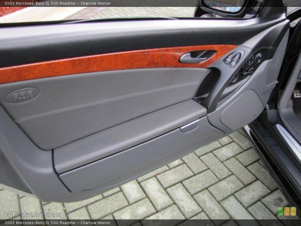 Charcoal Interior Door Panel for the 2003 Mercedes-Benz SL 500 Roadster #46518129