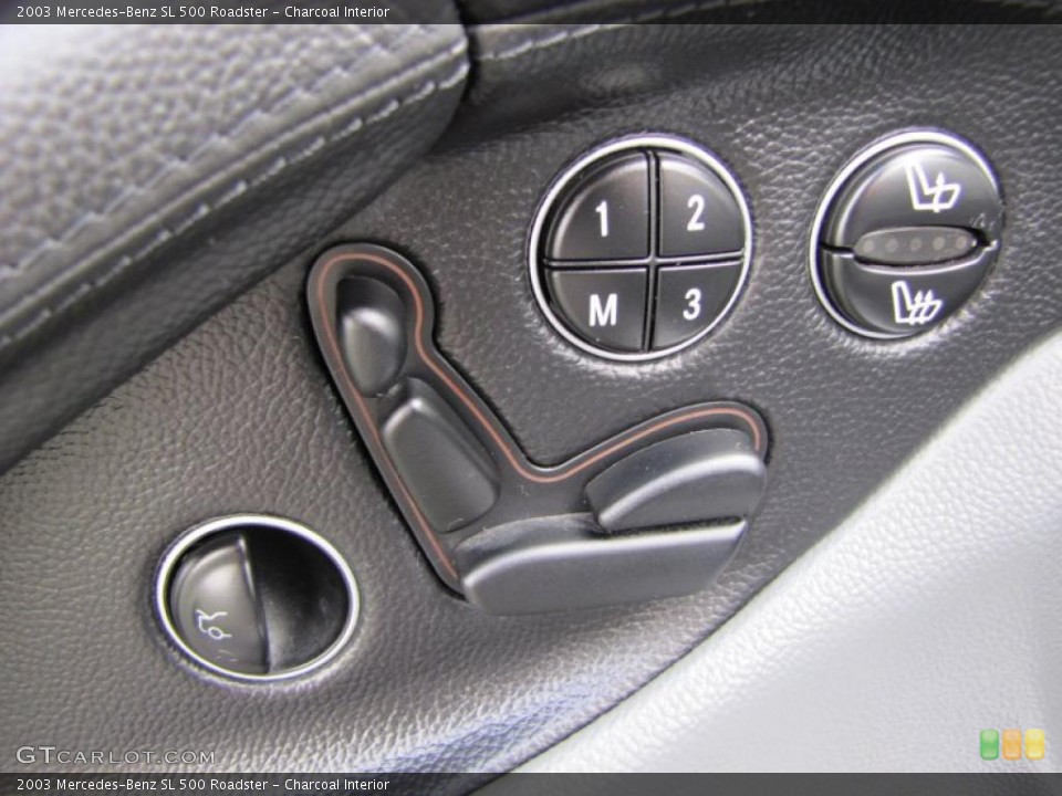 Charcoal Interior Controls for the 2003 Mercedes-Benz SL 500 Roadster #46518141