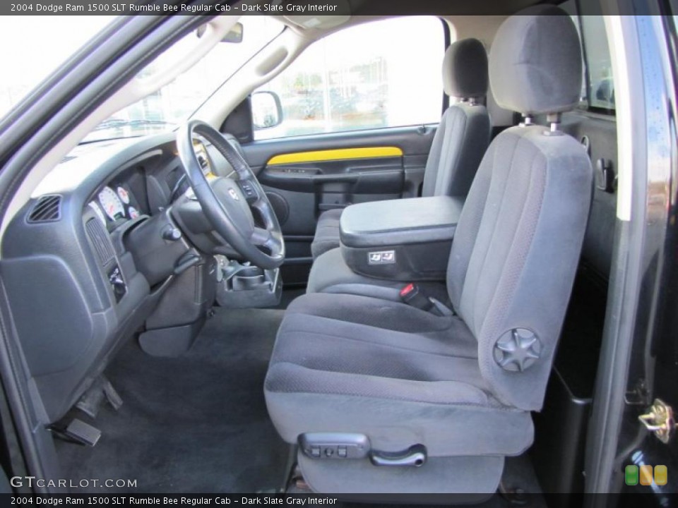 Dark Slate Gray Interior Photo for the 2004 Dodge Ram 1500 SLT Rumble Bee Regular Cab #46518567
