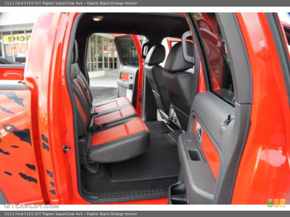 Raptor Black/Orange Interior Photo for the 2011 Ford F150 SVT Raptor SuperCrew 4x4 #46522134