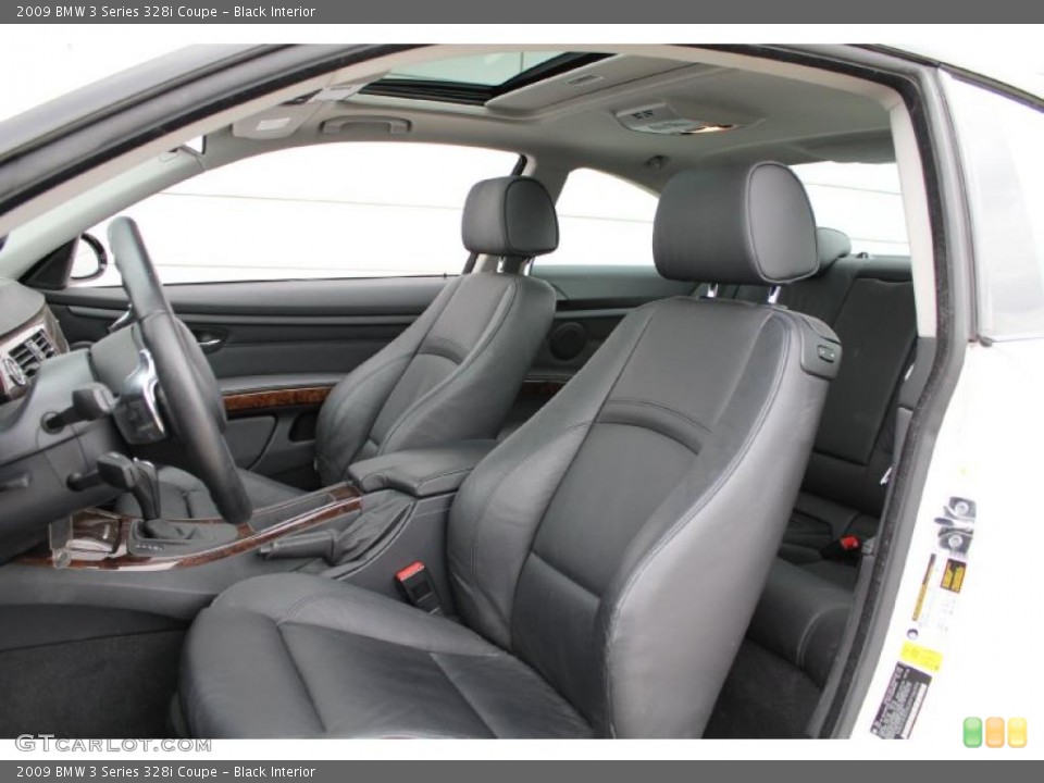 Black Interior Photo for the 2009 BMW 3 Series 328i Coupe #46522173