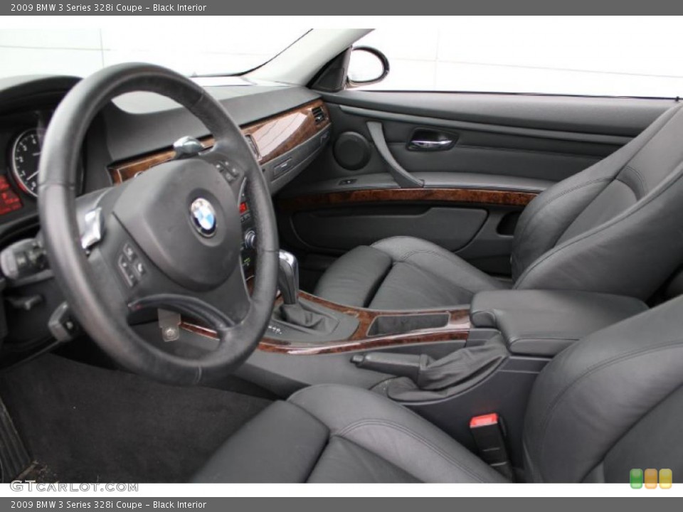 Black Interior Photo for the 2009 BMW 3 Series 328i Coupe #46522200