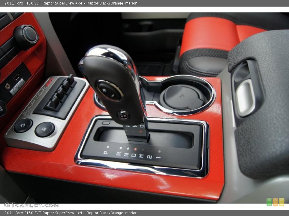 Raptor Black/Orange Interior Transmission for the 2011 Ford F150 SVT Raptor SuperCrew 4x4 #46522482