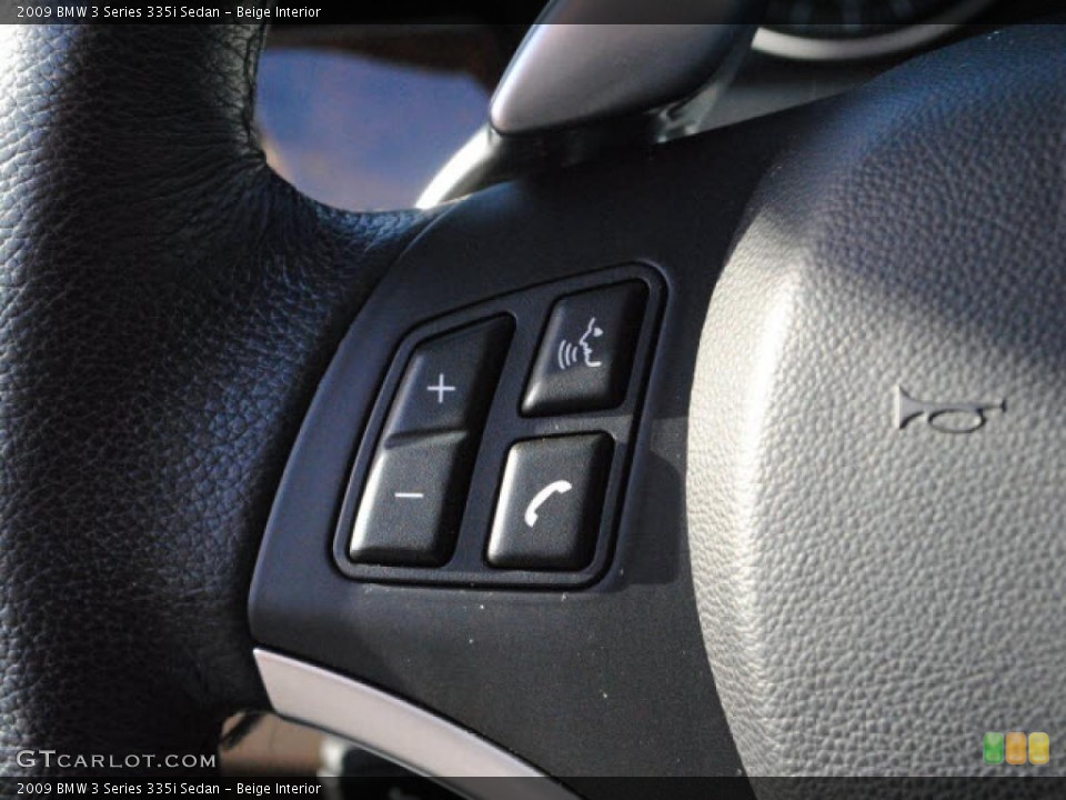 Beige Interior Controls for the 2009 BMW 3 Series 335i Sedan #46523433