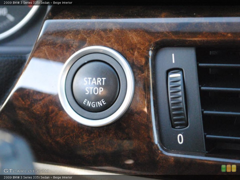 Beige Interior Controls for the 2009 BMW 3 Series 335i Sedan #46523493