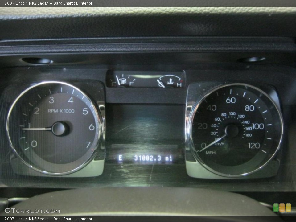 Dark Charcoal Interior Gauges for the 2007 Lincoln MKZ Sedan #46523760
