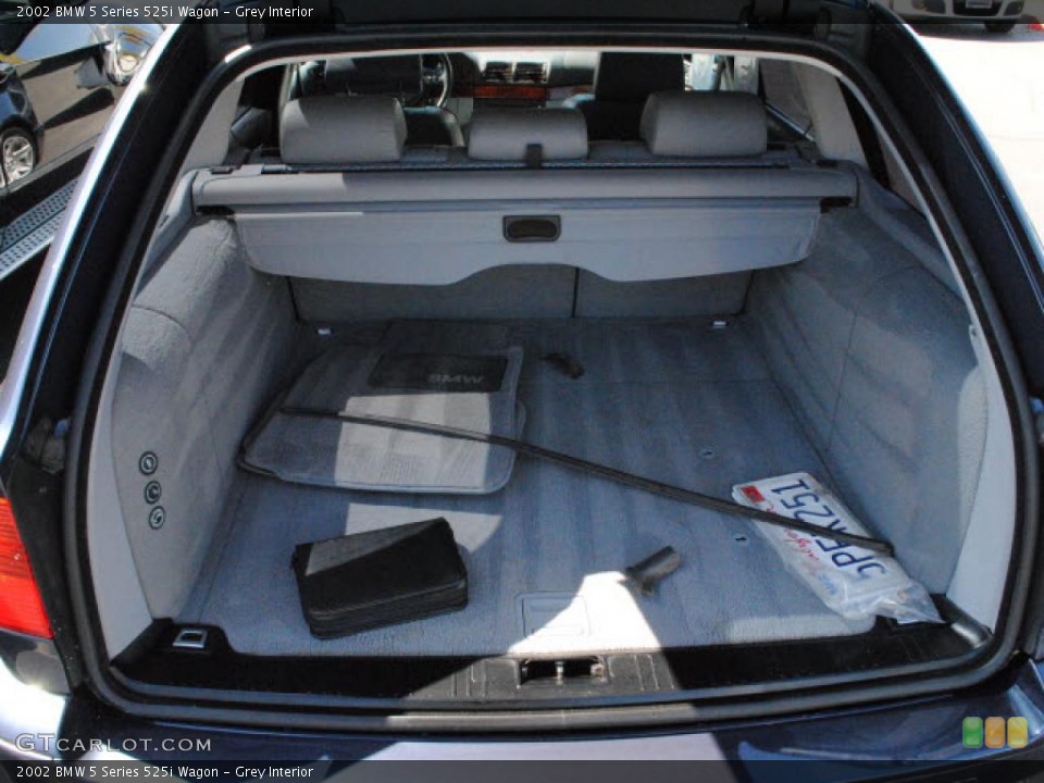 Grey Interior Trunk for the 2002 BMW 5 Series 525i Wagon #46527069