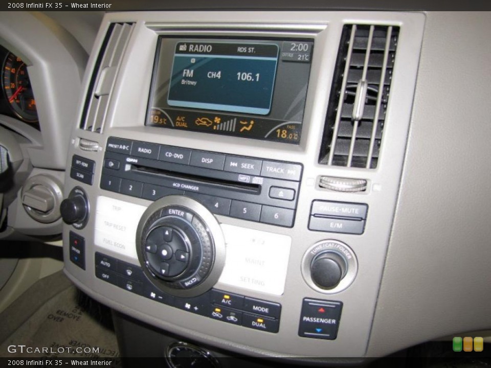Wheat Interior Controls for the 2008 Infiniti FX 35 #46530570