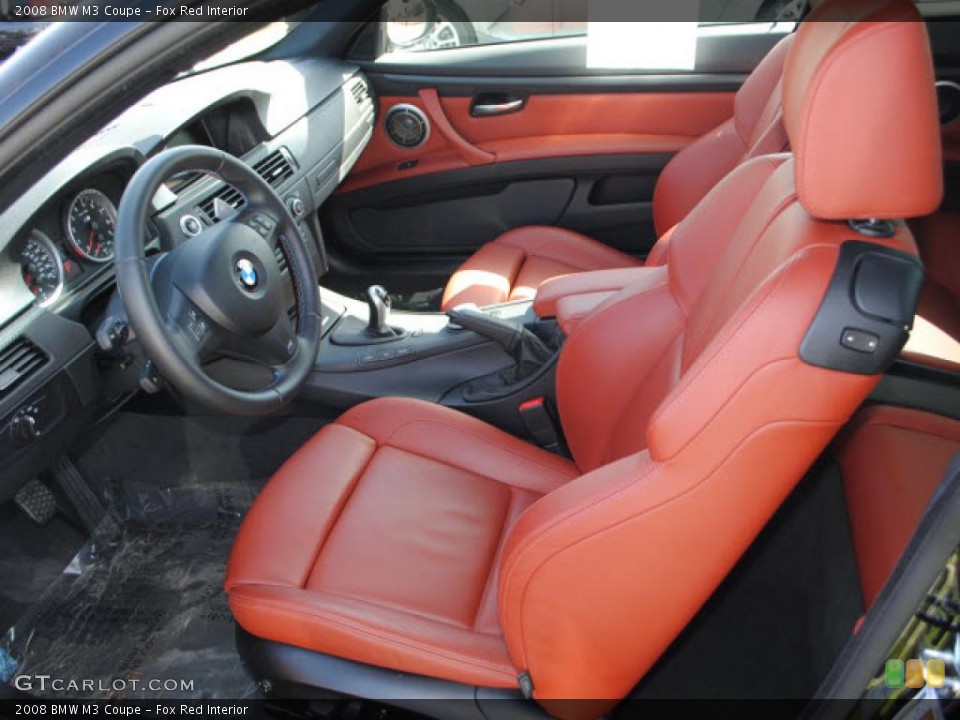 Fox Red Interior Photo for the 2008 BMW M3 Coupe #46531881