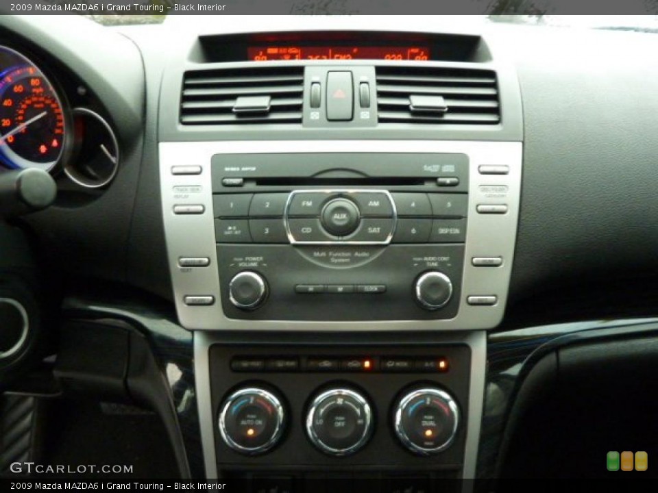 Black Interior Controls for the 2009 Mazda MAZDA6 i Grand Touring #46531965