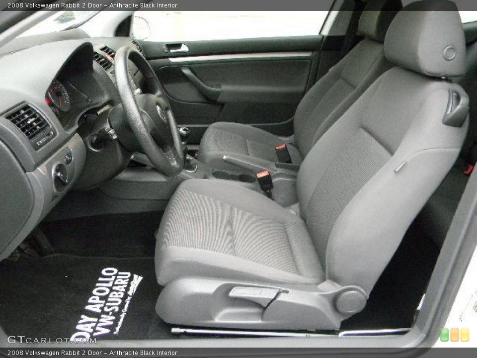 Anthracite Black Interior Photo for the 2008 Volkswagen Rabbit 2 Door #46532199