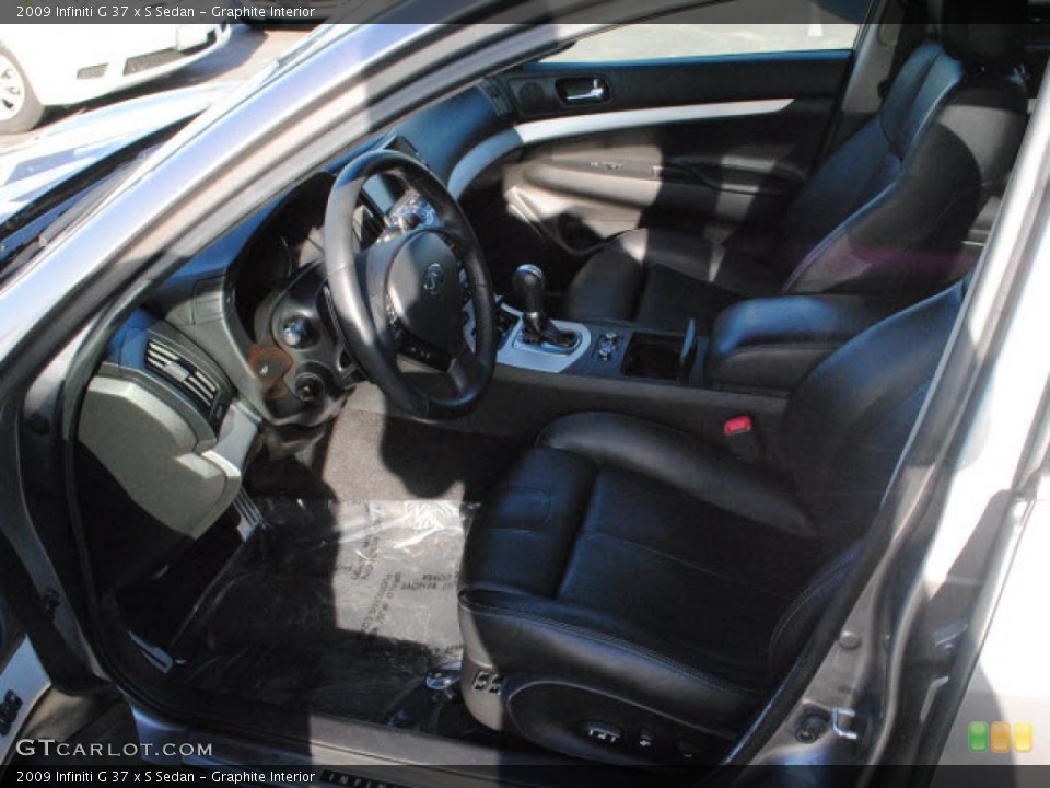 Graphite Interior Photo for the 2009 Infiniti G 37 x S Sedan #46532244