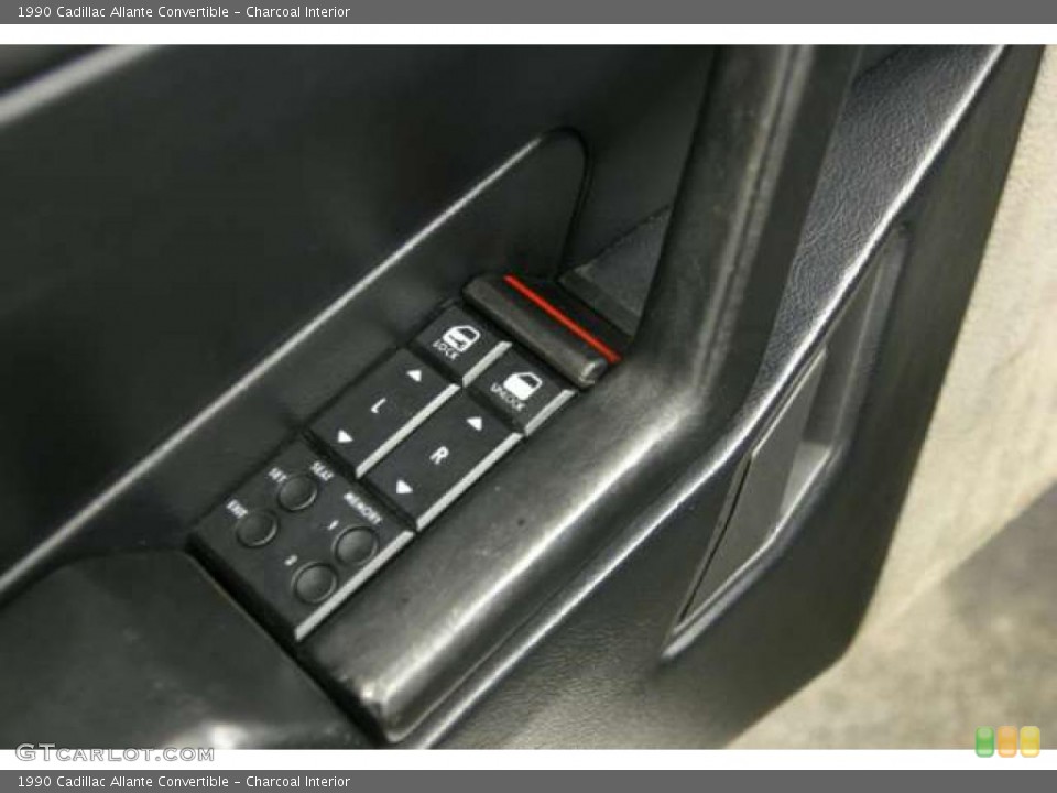 Charcoal Interior Controls for the 1990 Cadillac Allante Convertible #46533150