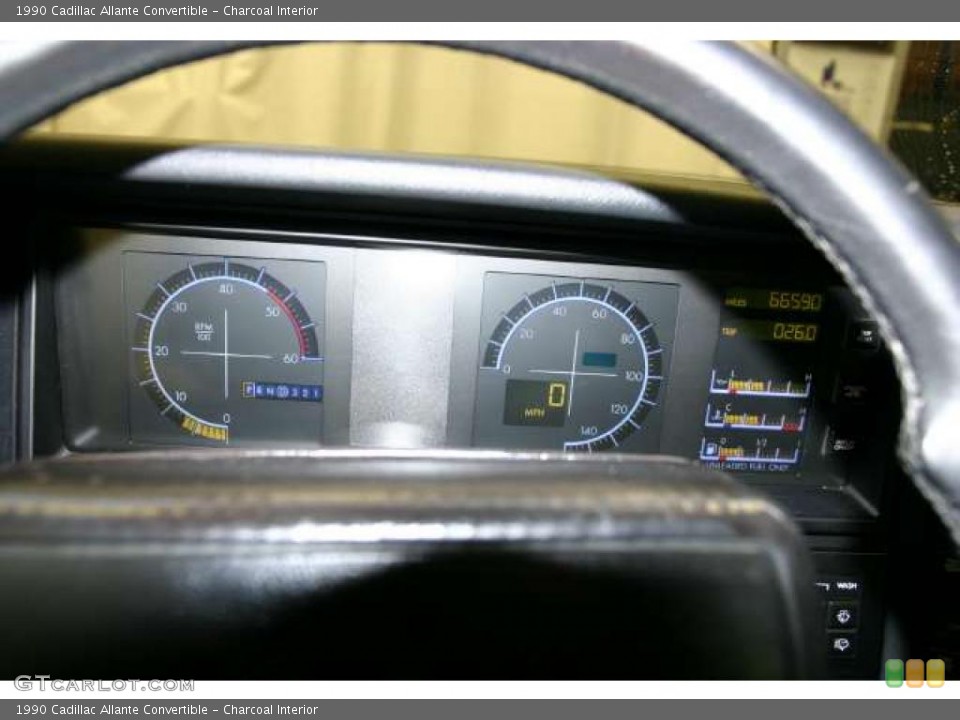 Charcoal Interior Gauges for the 1990 Cadillac Allante Convertible #46533189