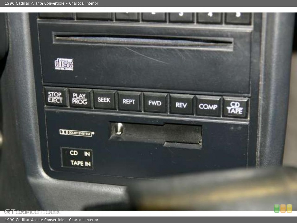 Charcoal Interior Controls for the 1990 Cadillac Allante Convertible #46533243