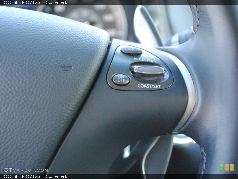 Graphite Interior Controls for the 2011 Infiniti M 56 S Sedan #46533843