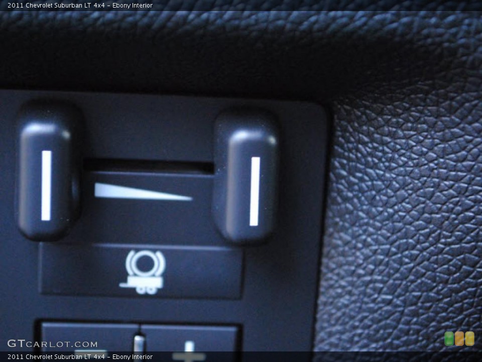 Ebony Interior Controls for the 2011 Chevrolet Suburban LT 4x4 #46534287
