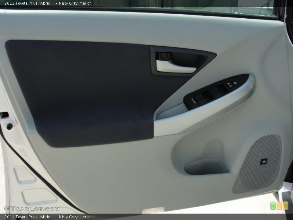 Misty Gray Interior Door Panel for the 2011 Toyota Prius Hybrid III #46537317