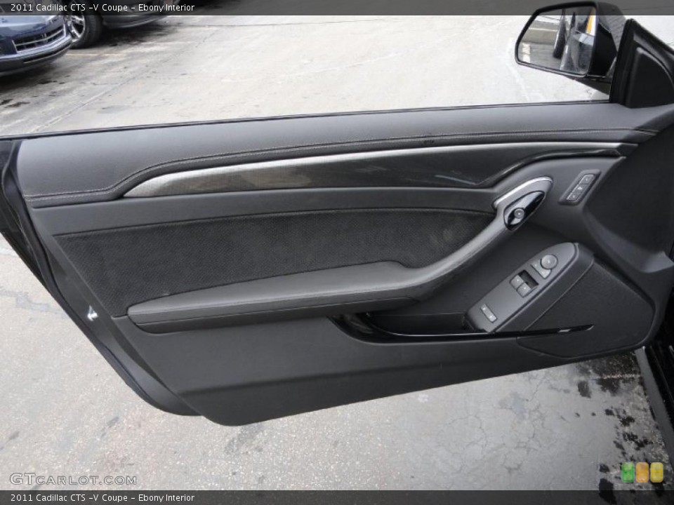 Ebony Interior Door Panel for the 2011 Cadillac CTS -V Coupe #46537512