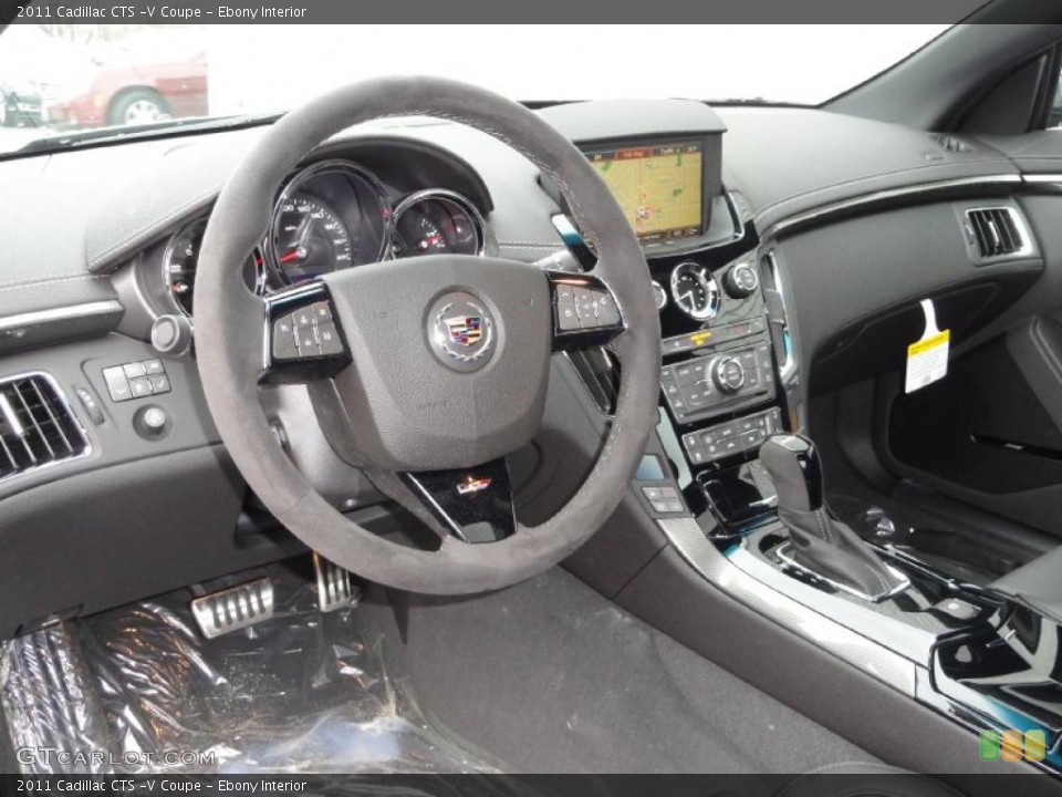 Ebony Interior Prime Interior for the 2011 Cadillac CTS -V Coupe #46537524