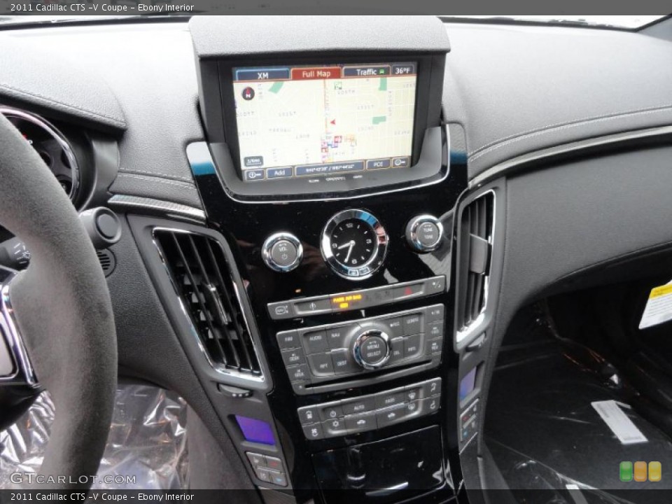 Ebony Interior Controls for the 2011 Cadillac CTS -V Coupe #46537668