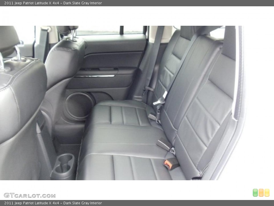 Dark Slate Gray Interior Photo for the 2011 Jeep Patriot Latitude X 4x4 #46537686