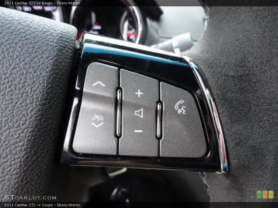 Ebony Interior Controls for the 2011 Cadillac CTS -V Coupe #46537692