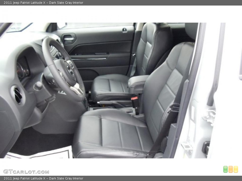 Dark Slate Gray Interior Photo for the 2011 Jeep Patriot Latitude X #46537977