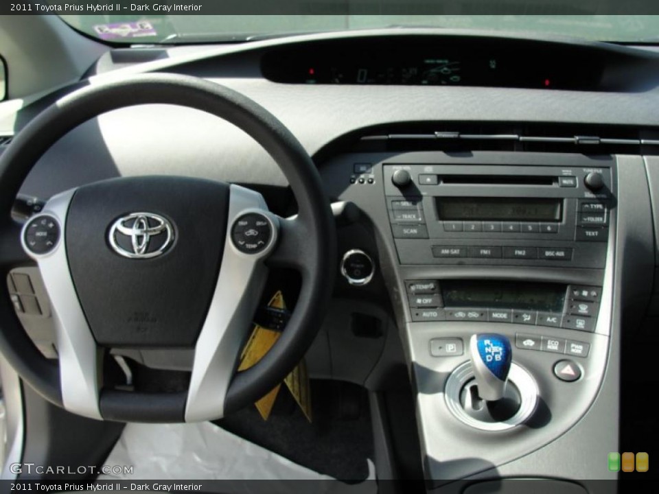 Dark Gray Interior Dashboard for the 2011 Toyota Prius Hybrid II #46538016