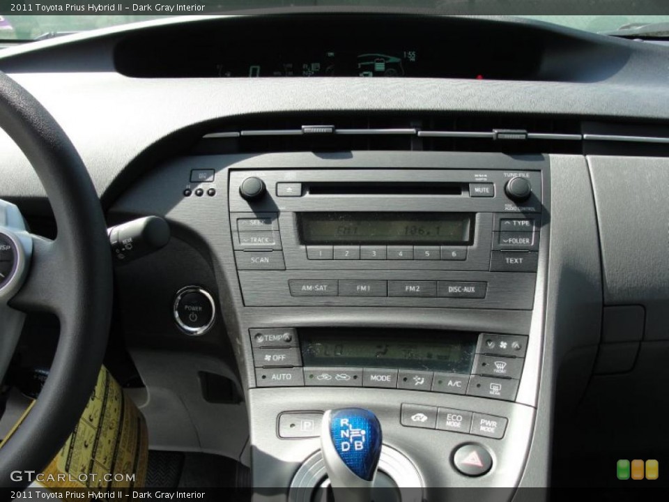 Dark Gray Interior Dashboard for the 2011 Toyota Prius Hybrid II #46538028