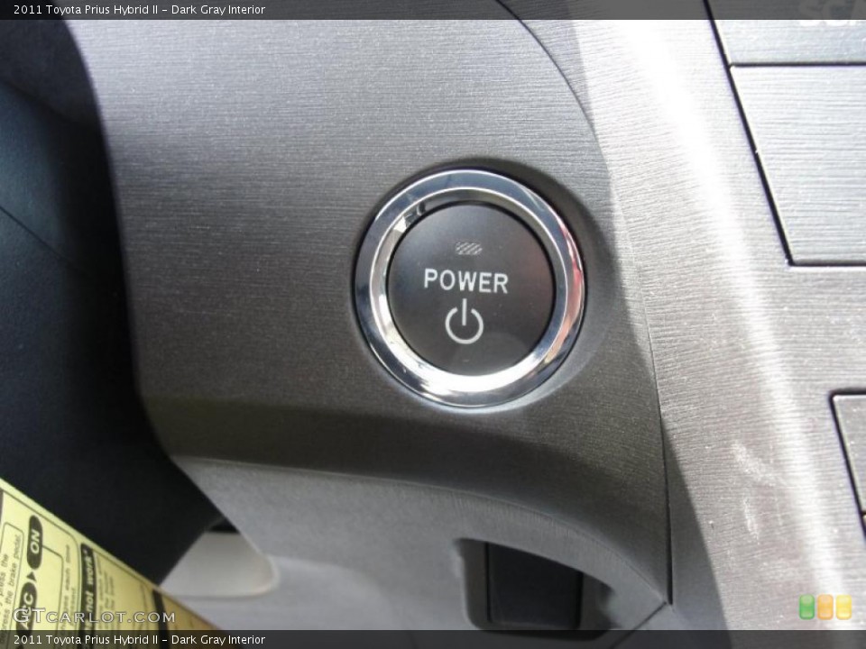 Dark Gray Interior Controls for the 2011 Toyota Prius Hybrid II #46538121