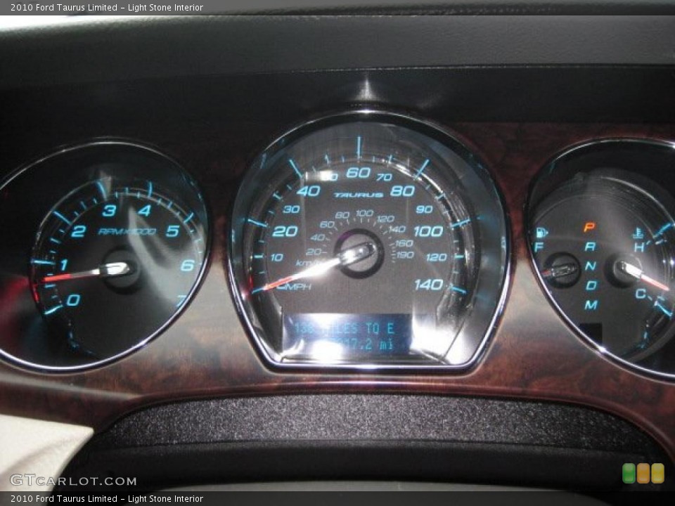 Light Stone Interior Gauges for the 2010 Ford Taurus Limited #46539231