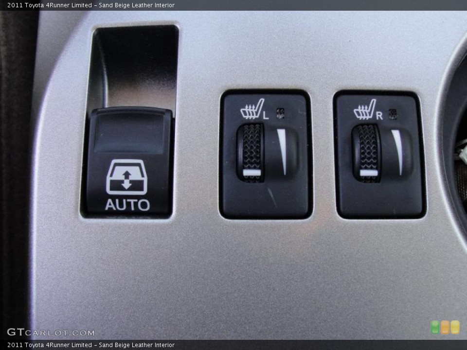 Sand Beige Leather Interior Controls for the 2011 Toyota 4Runner Limited #46540472