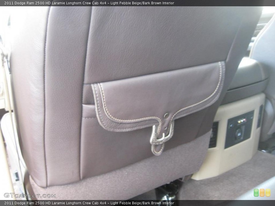 Light Pebble Beige/Bark Brown Interior Photo for the 2011 Dodge Ram 2500 HD Laramie Longhorn Crew Cab 4x4 #46543506